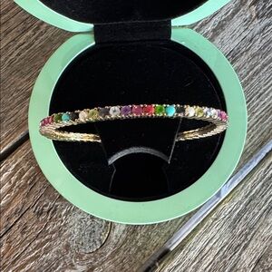 Tous Multistone Vermeil Cuff Bracelet